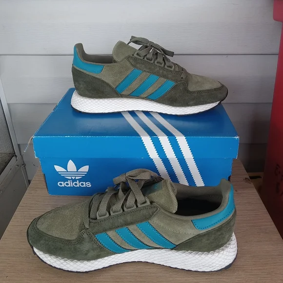 adidas | Shoes | Adidas Forest Grove Raw Khaki Teal New In  display picture 2